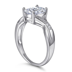 Sofia Sterling Silver 925 Engagement Ring