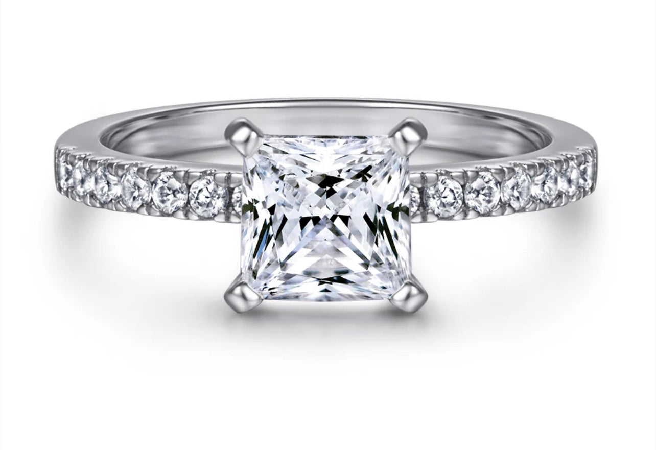 Daniela Sterling Silver Engagement Ring
