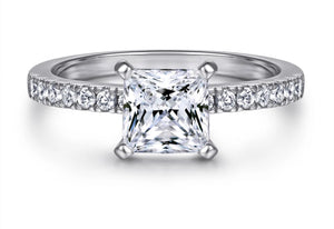 Daniela Sterling Silver Engagement Ring