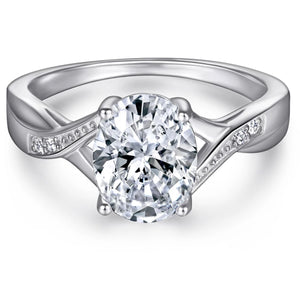 Sofia Sterling Silver 925 Engagement Ring