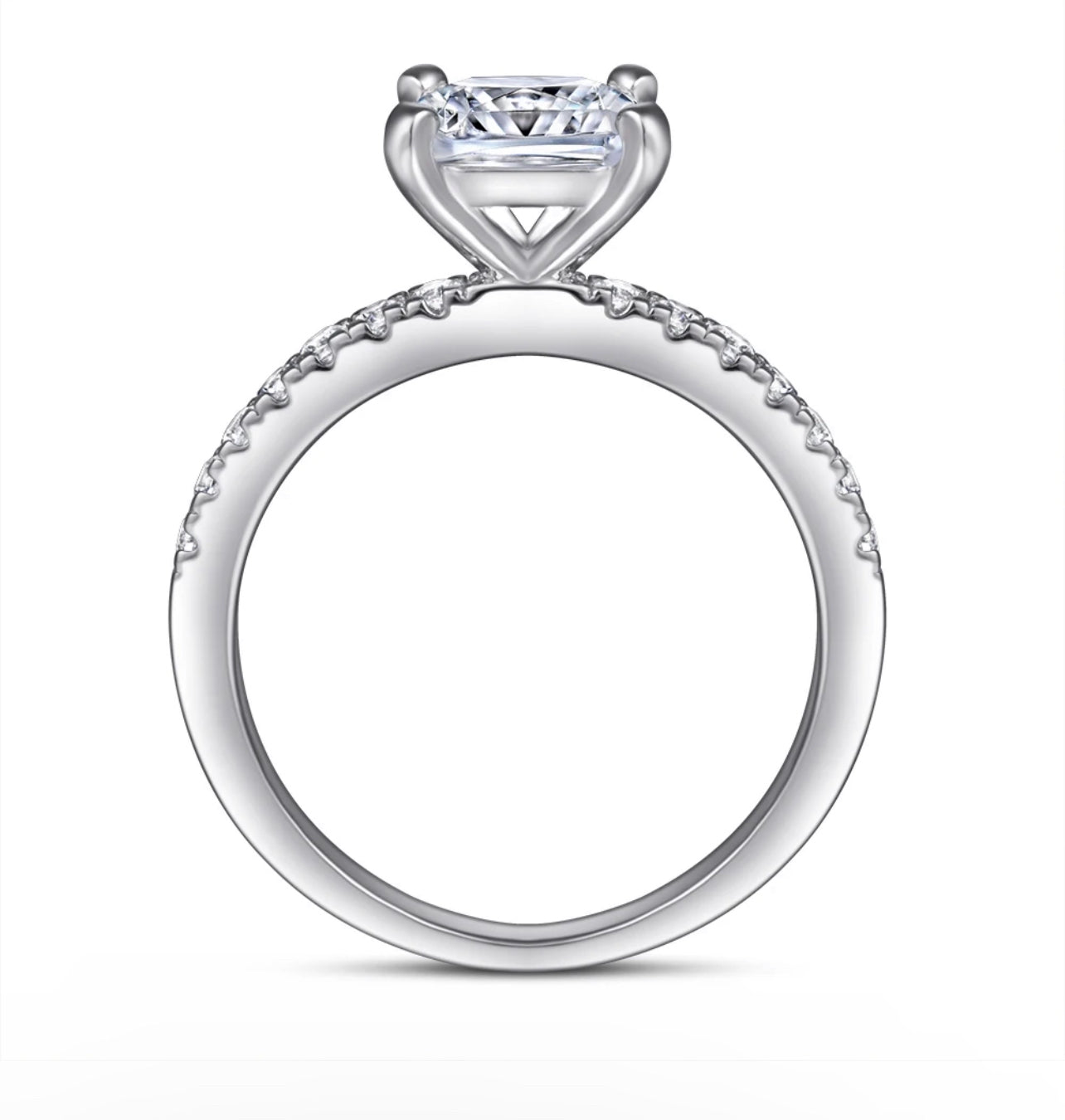 Daniela Sterling Silver Engagement Ring