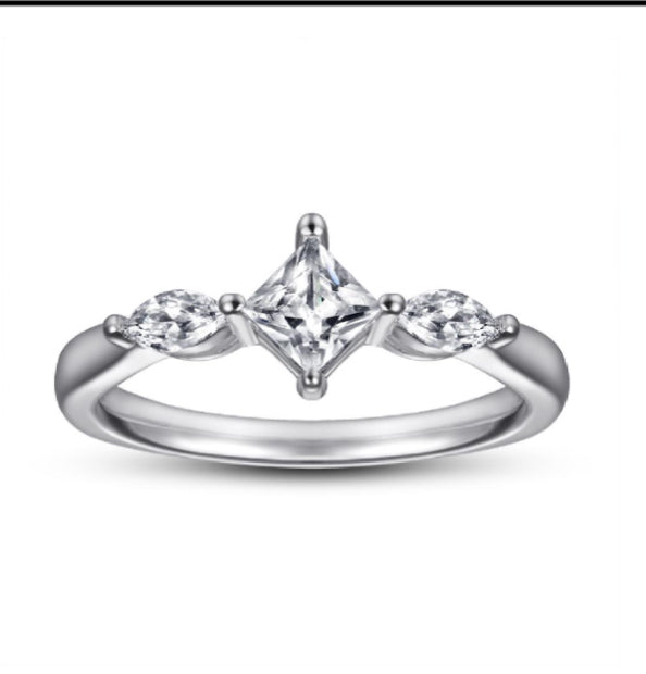 Sancha Sterling Silver 925 Engagement Ring