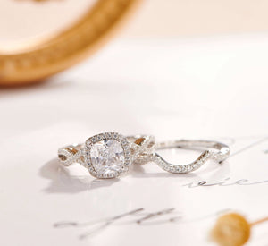 Eloise Double Layer Sterling Silver 925 Set