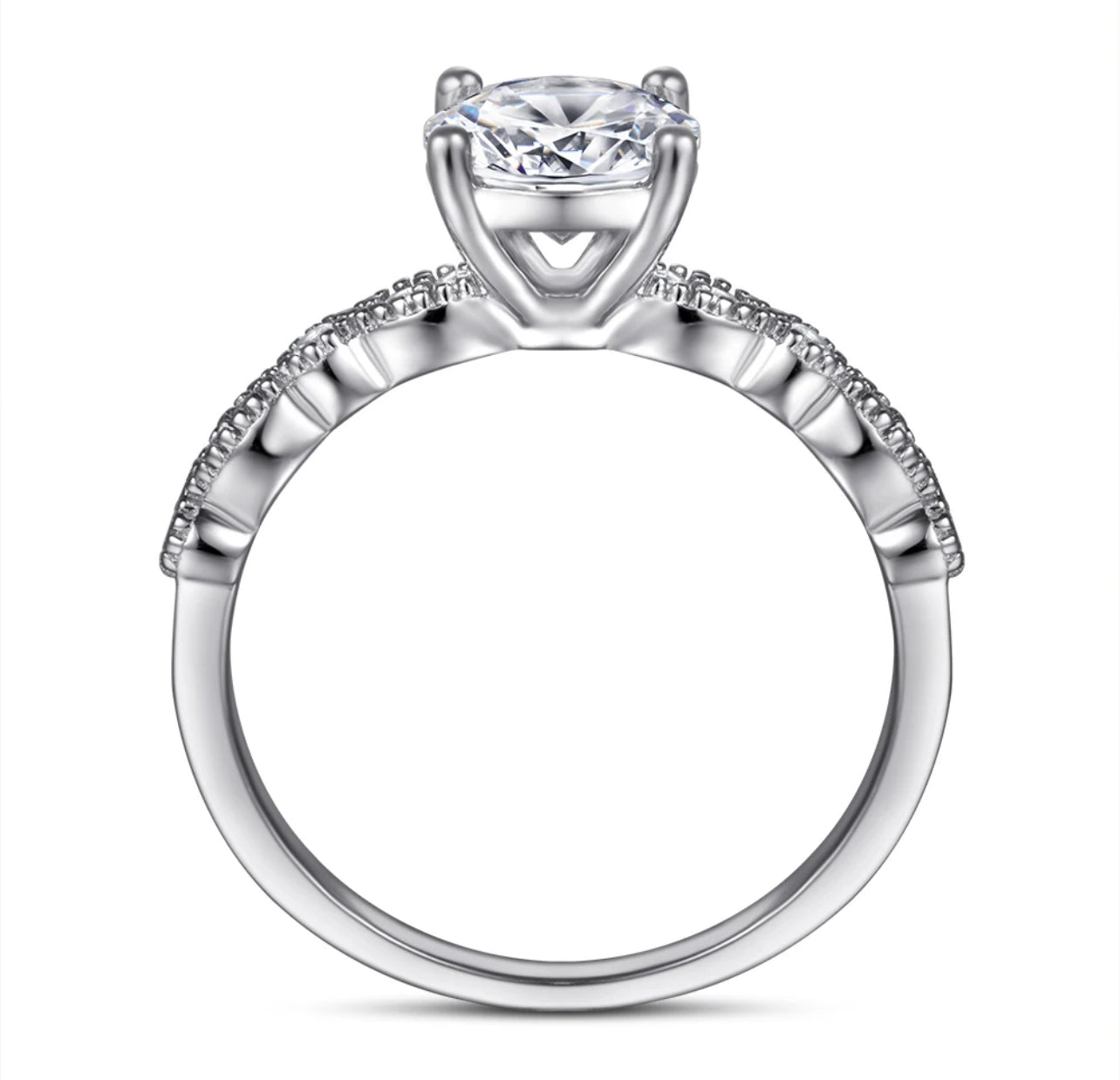 Giulia Sterling Silver 925 Engagement Ring