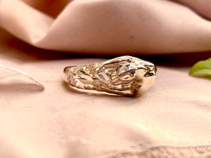 Sterling Silver 925 Jaguar Ring