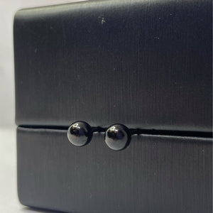 Black Whole Round Studs
