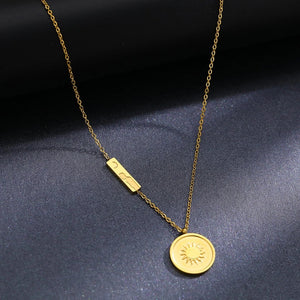 Silent Sun Necklace