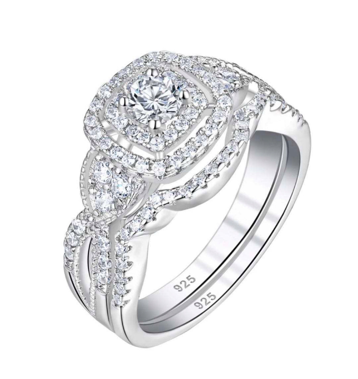 Fine Wine White Sterling Silver 925 Ring
