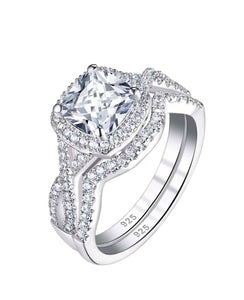 Double  Pop Sterling Silver Ring 925