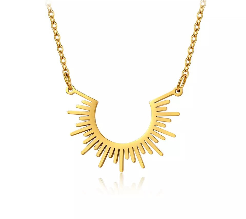 Glowing Sun Necklace