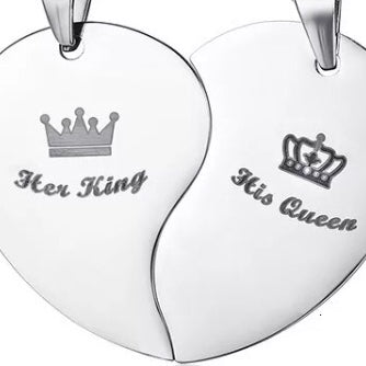 His hers necklaces set